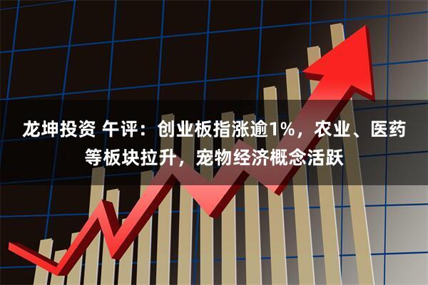 龙坤投资 午评：创业板指涨逾1%，农业、医药等板块拉升，宠物经济概念活跃