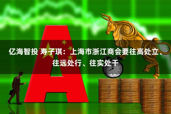 亿海智投 寿子琪：上海市浙江商会要往高处立、往远处行、往实处干