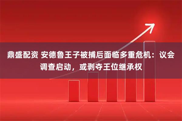 鼎盛配资 安德鲁王子被捕后面临多重危机：议会调查启动，或剥夺王位继承权